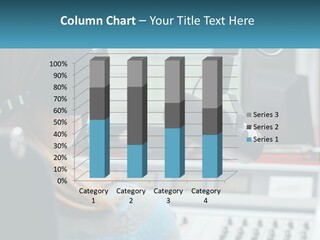 A Woman With Headphones On In Front Of A Microphone PowerPoint Template