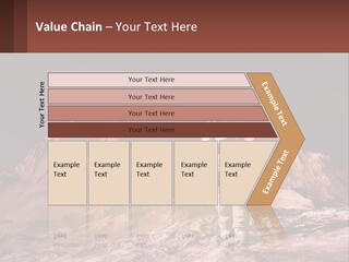 A Man In An Astronaut Suit Walking On A Rocky Surface With Mountains In The Background PowerPoint Template
