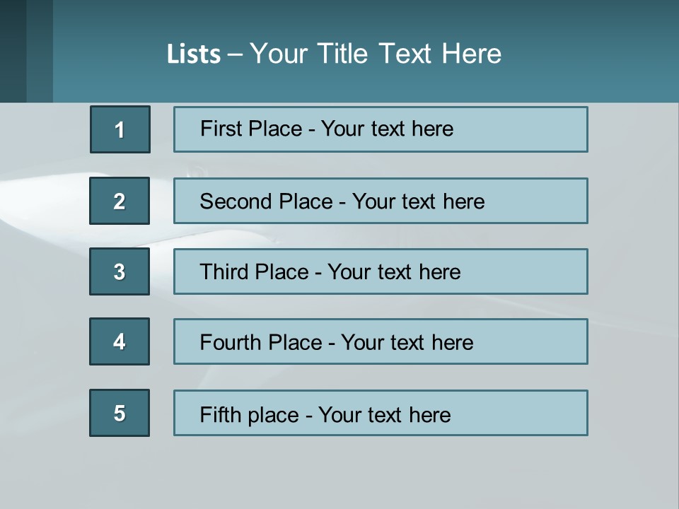 A Shark Is Swimming In The Blue Water PowerPoint Template