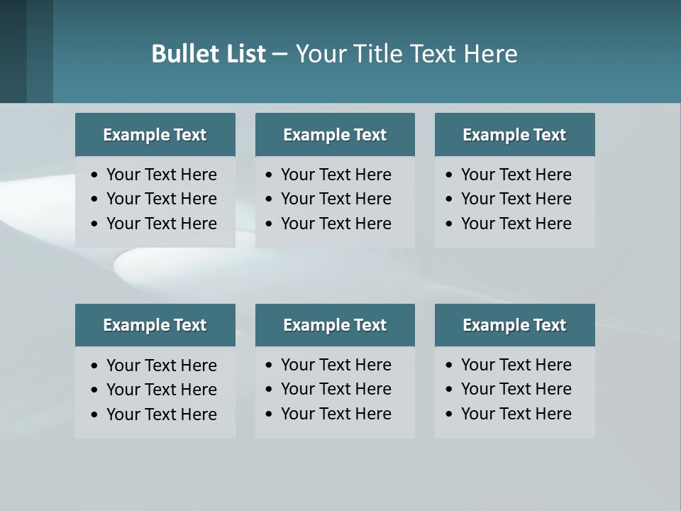 A Shark Is Swimming In The Blue Water PowerPoint Template