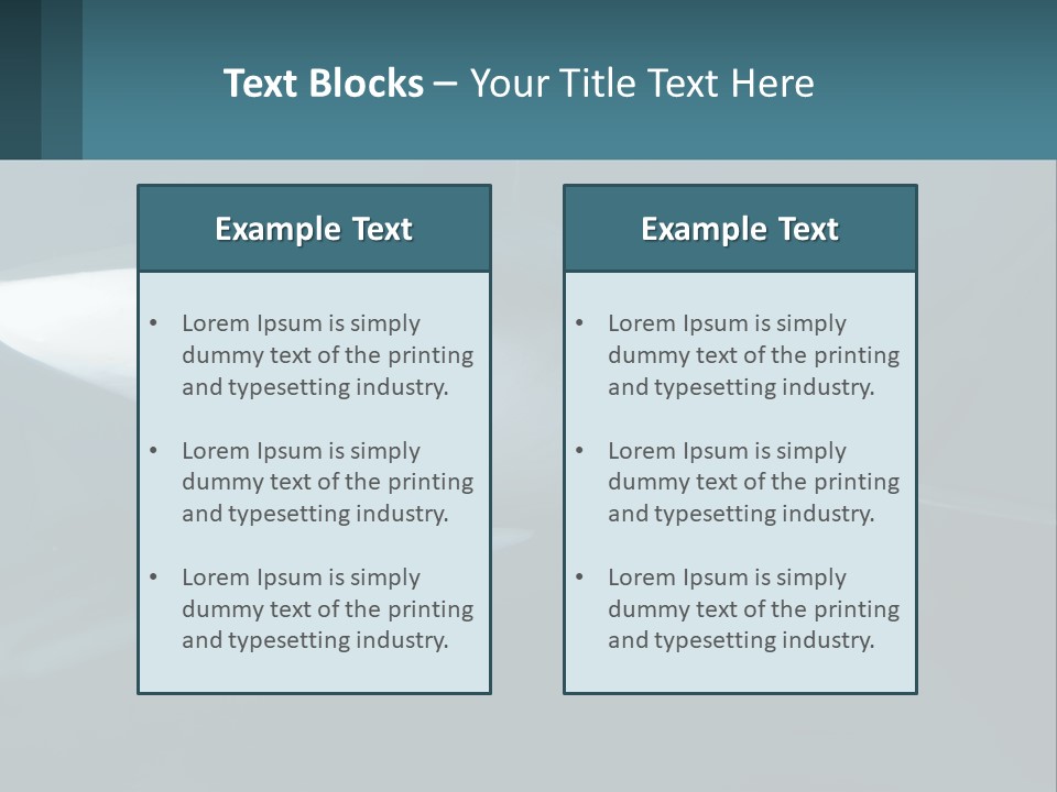 A Shark Is Swimming In The Blue Water PowerPoint Template