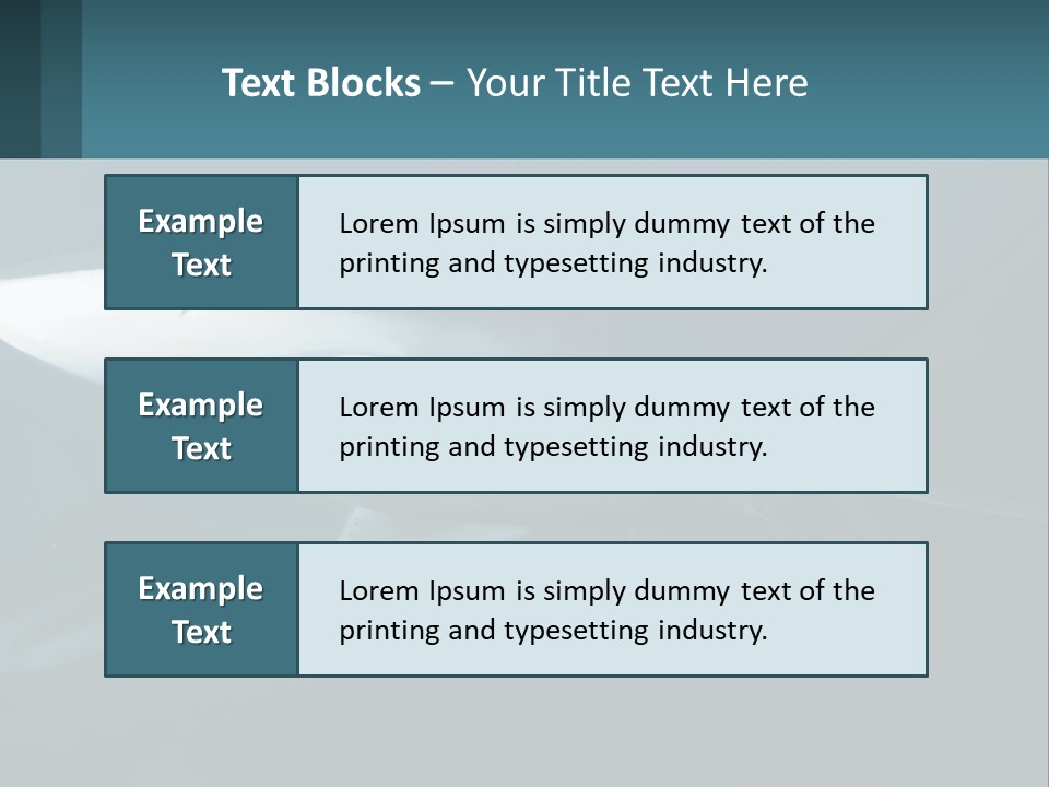 A Shark Is Swimming In The Blue Water PowerPoint Template