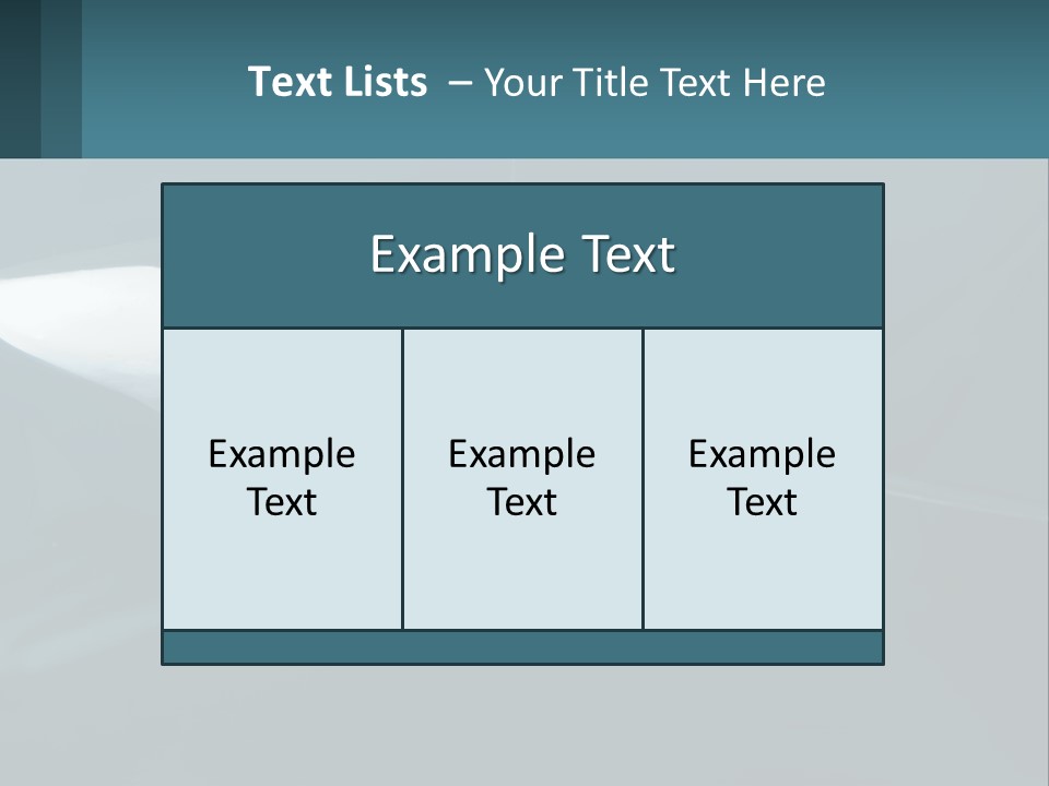 A Shark Is Swimming In The Blue Water PowerPoint Template