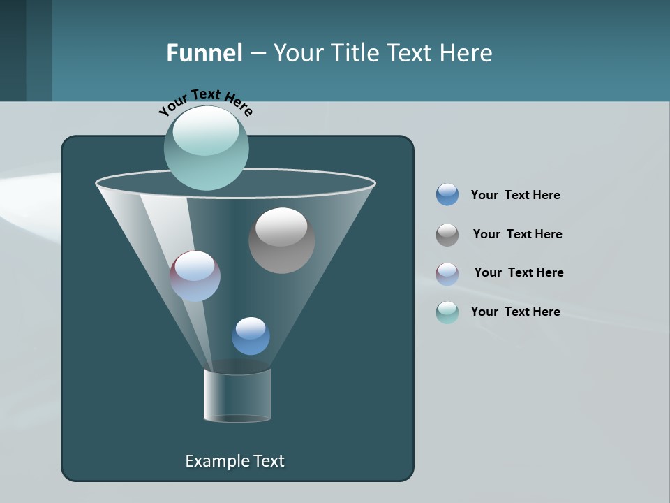 A Shark Is Swimming In The Blue Water PowerPoint Template