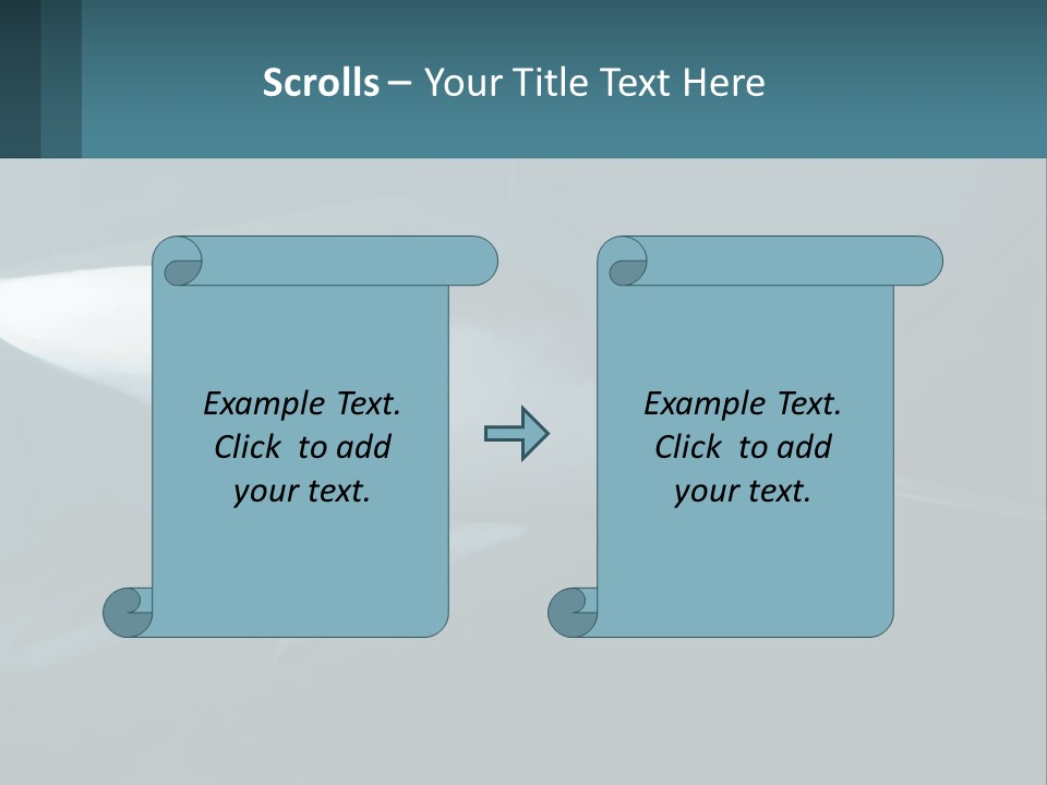 A Shark Is Swimming In The Blue Water PowerPoint Template