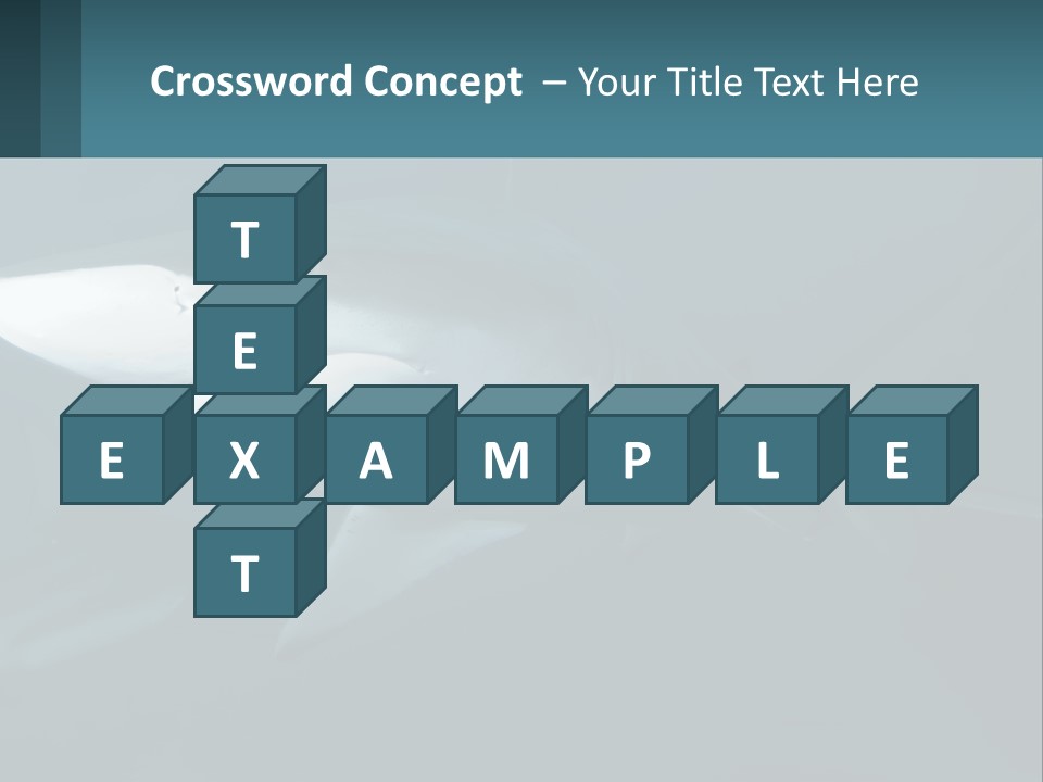 A Shark Is Swimming In The Blue Water PowerPoint Template