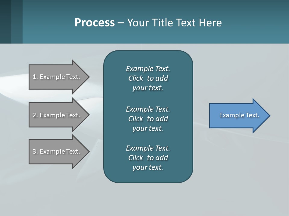A Shark Is Swimming In The Blue Water PowerPoint Template