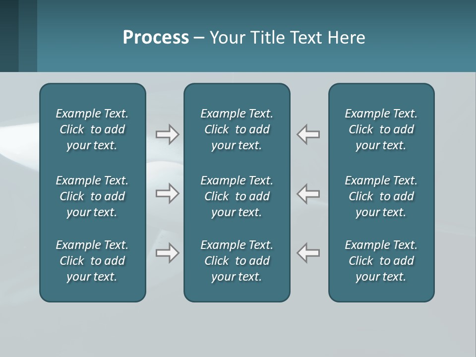 A Shark Is Swimming In The Blue Water PowerPoint Template