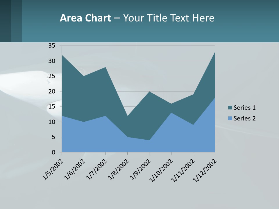 A Shark Is Swimming In The Blue Water PowerPoint Template