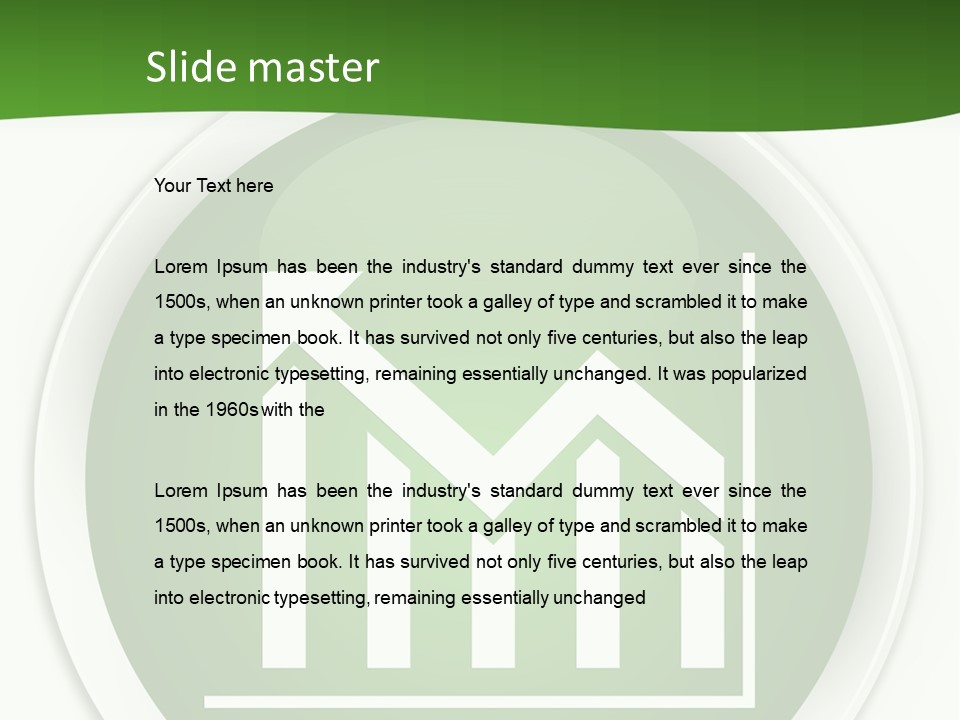 A Green Business Powerpoint Presentation PowerPoint Template