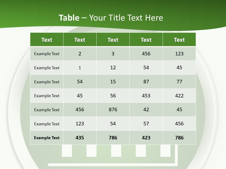 A Green Business Powerpoint Presentation PowerPoint Template
