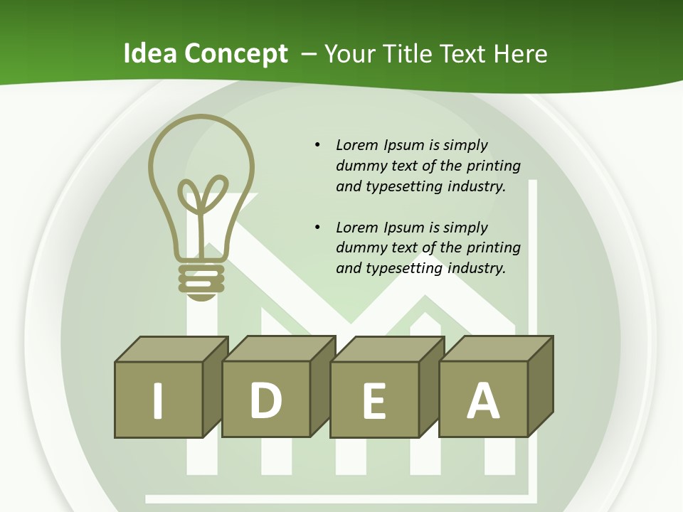 A Green Business Powerpoint Presentation PowerPoint Template