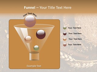 A Bunch Of Bread On A Wooden Table PowerPoint Template