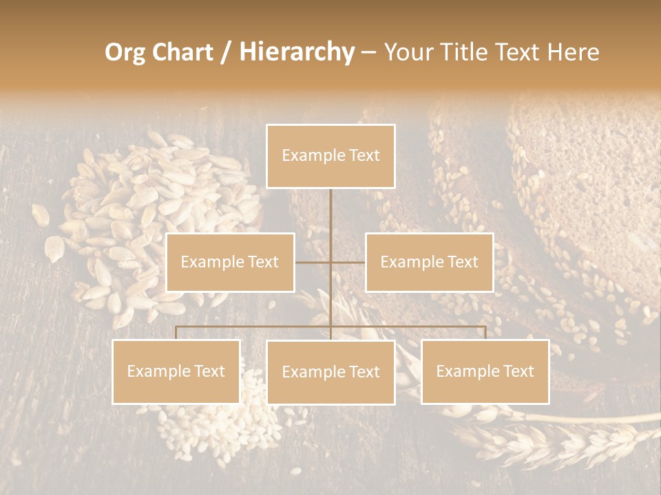 A Bunch Of Bread On A Wooden Table PowerPoint Template