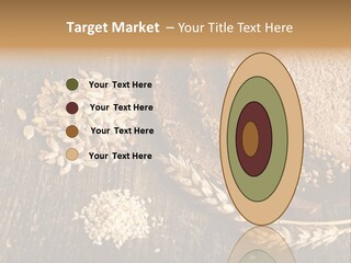 A Bunch Of Bread On A Wooden Table PowerPoint Template