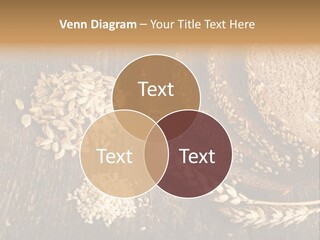 A Bunch Of Bread On A Wooden Table PowerPoint Template
