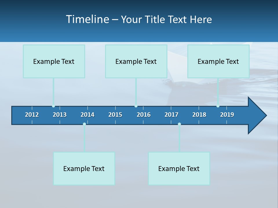 A Paper Boat Floating On Top Of A Body Of Water PowerPoint Template