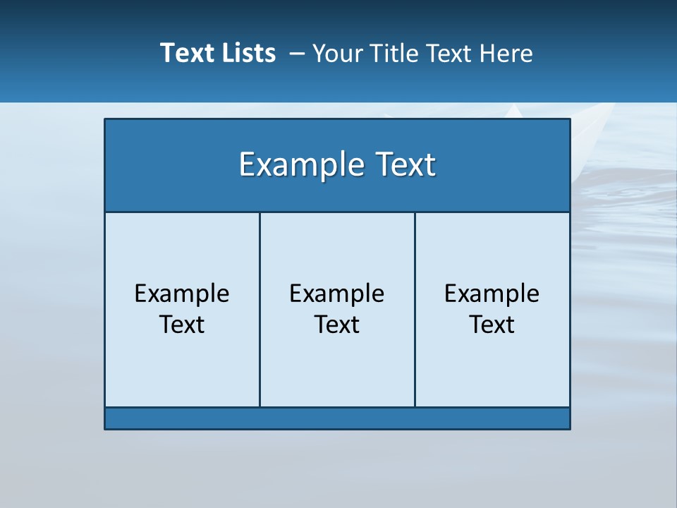 A Paper Boat Floating On Top Of A Body Of Water PowerPoint Template