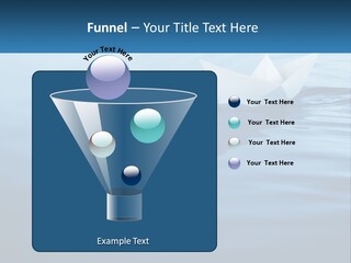 A Paper Boat Floating On Top Of A Body Of Water PowerPoint Template