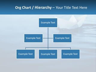 A Paper Boat Floating On Top Of A Body Of Water PowerPoint Template