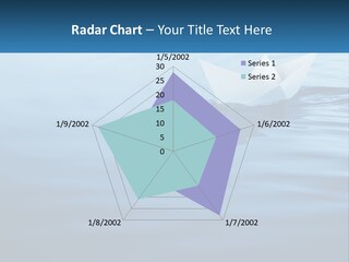 A Paper Boat Floating On Top Of A Body Of Water PowerPoint Template