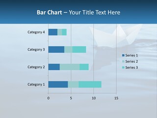 A Paper Boat Floating On Top Of A Body Of Water PowerPoint Template