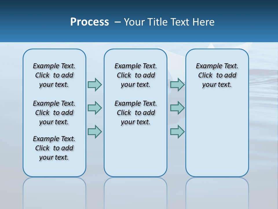 A Paper Boat Floating On Top Of A Body Of Water PowerPoint Template