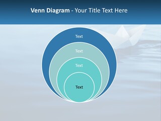 A Paper Boat Floating On Top Of A Body Of Water PowerPoint Template