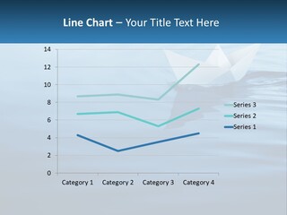 A Paper Boat Floating On Top Of A Body Of Water PowerPoint Template