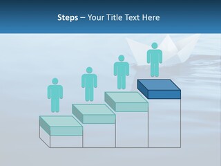 A Paper Boat Floating On Top Of A Body Of Water PowerPoint Template