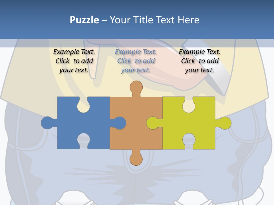 A Boy Eating A Piece Of Food On Top Of A Scale PowerPoint Template