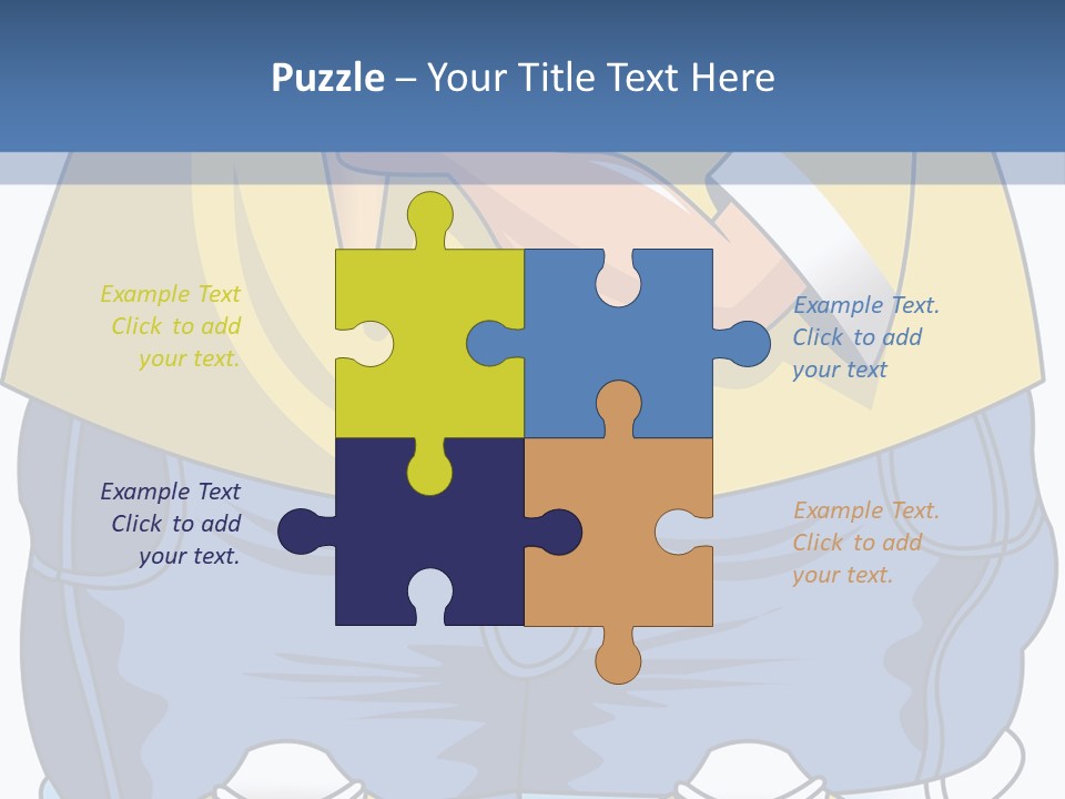 A Boy Eating A Piece Of Food On Top Of A Scale PowerPoint Template