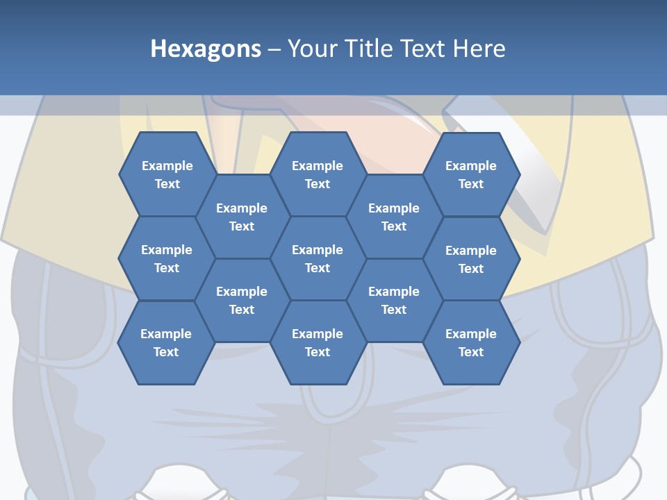 A Boy Eating A Piece Of Food On Top Of A Scale PowerPoint Template