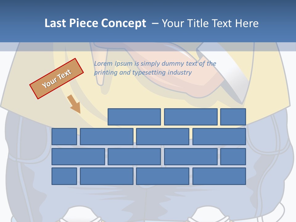 A Boy Eating A Piece Of Food On Top Of A Scale PowerPoint Template