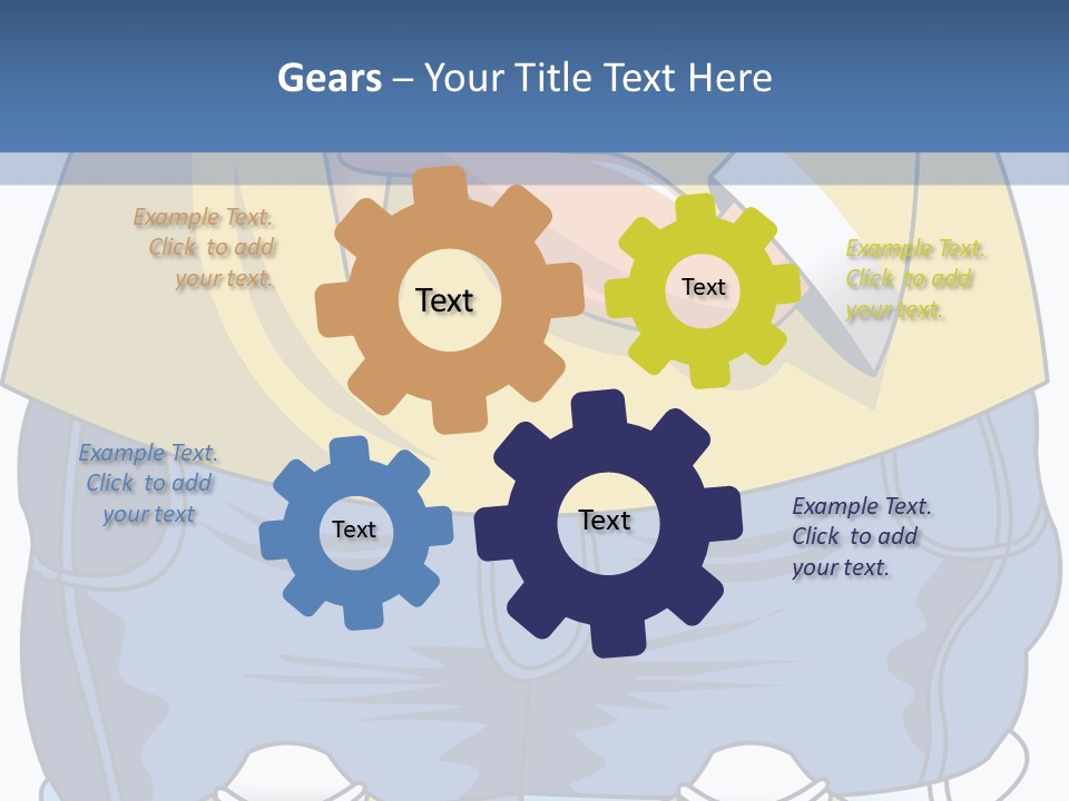 A Boy Eating A Piece Of Food On Top Of A Scale PowerPoint Template