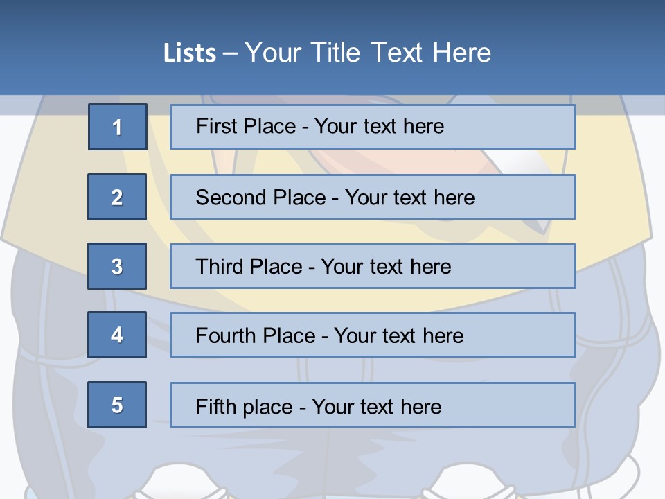 A Boy Eating A Piece Of Food On Top Of A Scale PowerPoint Template