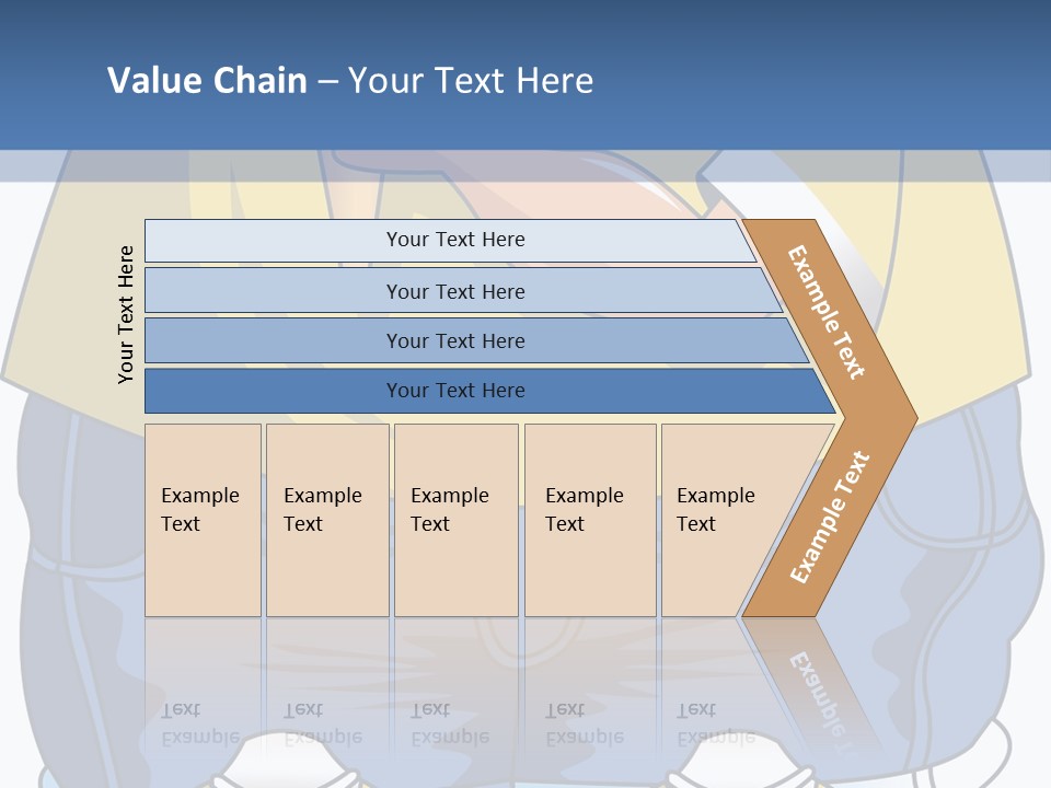 A Boy Eating A Piece Of Food On Top Of A Scale PowerPoint Template