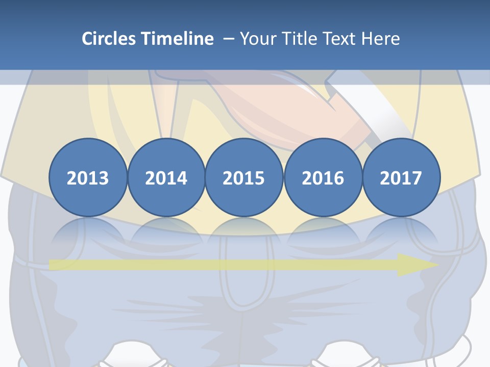A Boy Eating A Piece Of Food On Top Of A Scale PowerPoint Template