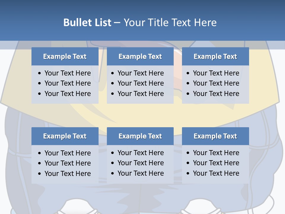 A Boy Eating A Piece Of Food On Top Of A Scale PowerPoint Template