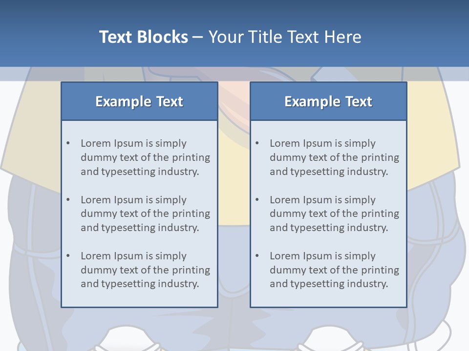 A Boy Eating A Piece Of Food On Top Of A Scale PowerPoint Template