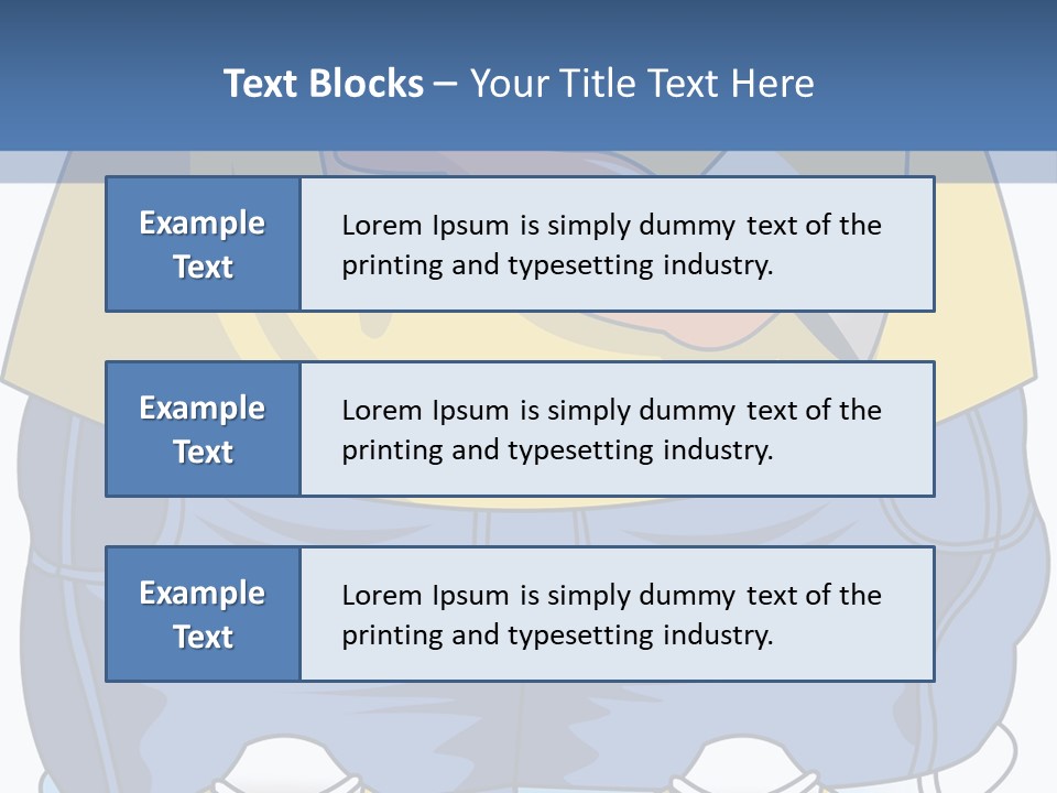 A Boy Eating A Piece Of Food On Top Of A Scale PowerPoint Template