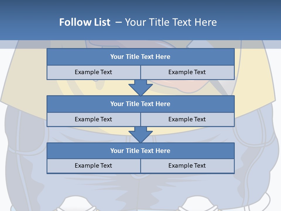 A Boy Eating A Piece Of Food On Top Of A Scale PowerPoint Template