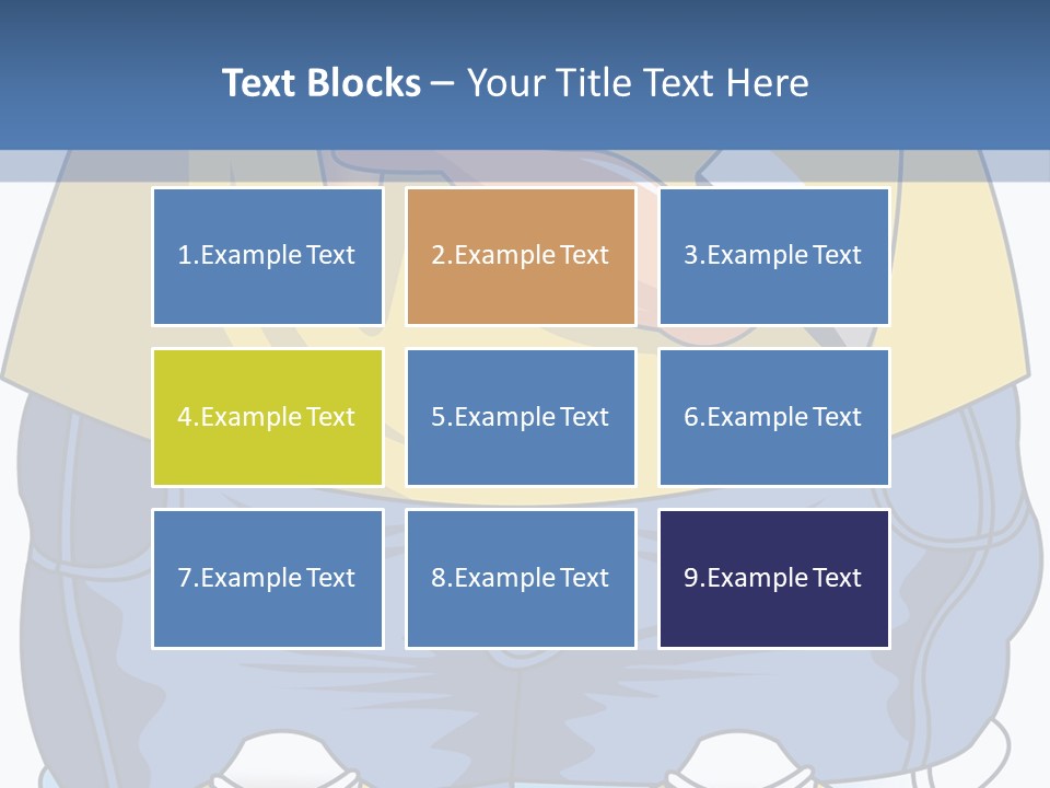 A Boy Eating A Piece Of Food On Top Of A Scale PowerPoint Template
