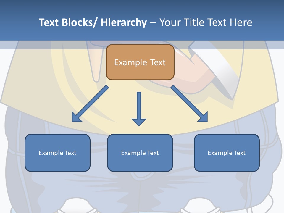A Boy Eating A Piece Of Food On Top Of A Scale PowerPoint Template