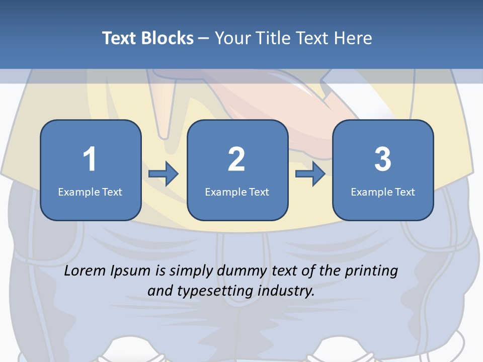 A Boy Eating A Piece Of Food On Top Of A Scale PowerPoint Template