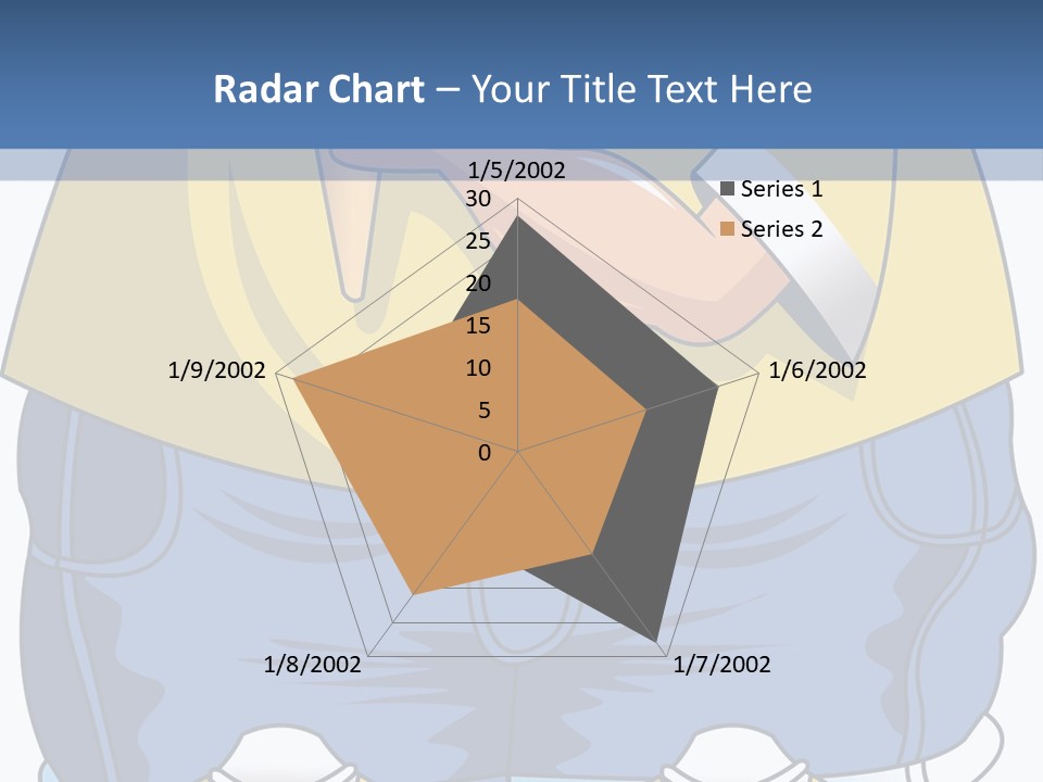A Boy Eating A Piece Of Food On Top Of A Scale PowerPoint Template