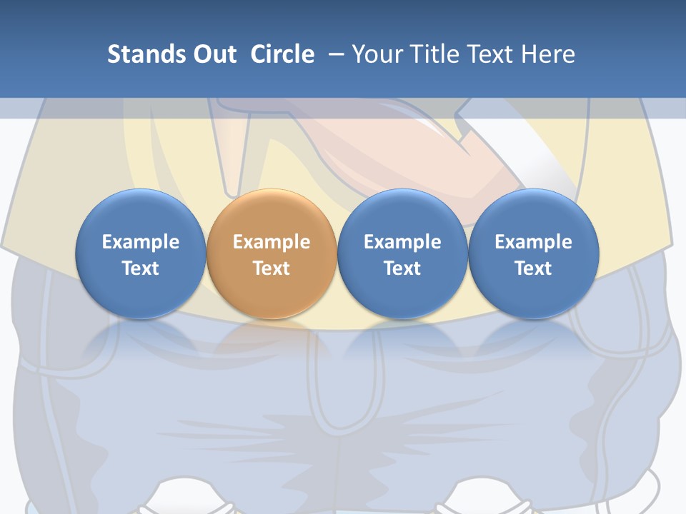 A Boy Eating A Piece Of Food On Top Of A Scale PowerPoint Template