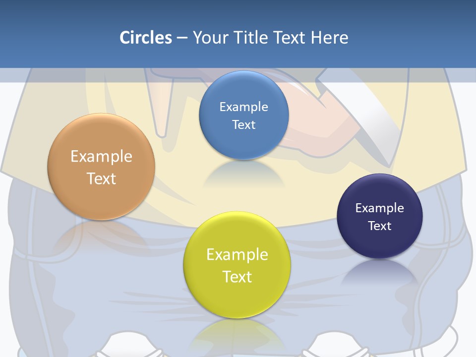 A Boy Eating A Piece Of Food On Top Of A Scale PowerPoint Template