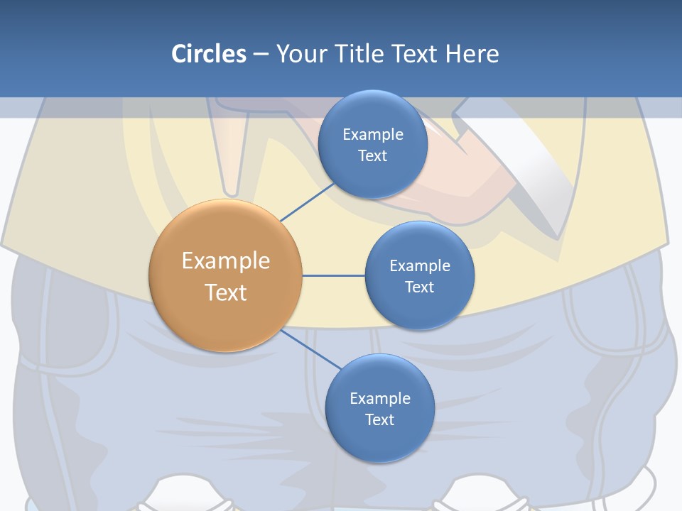 A Boy Eating A Piece Of Food On Top Of A Scale PowerPoint Template