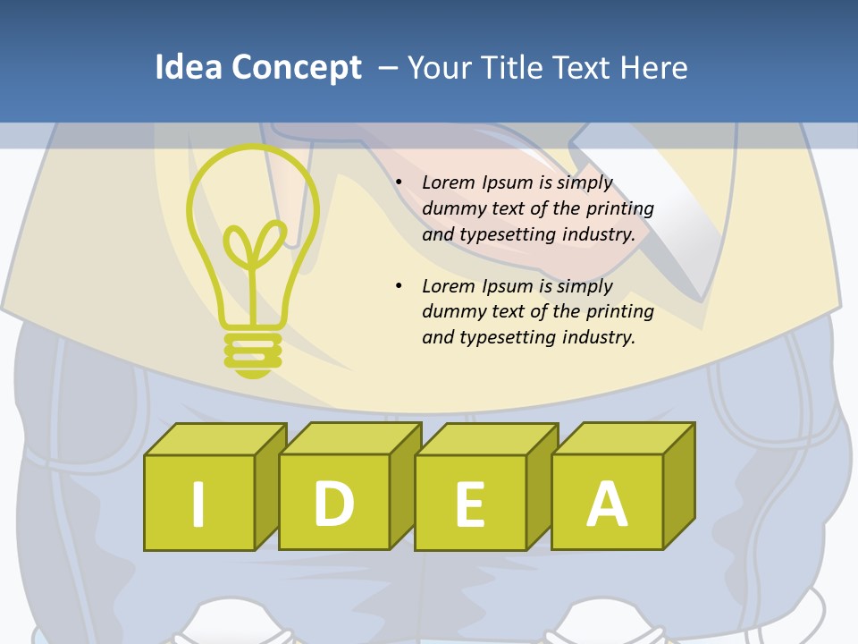 A Boy Eating A Piece Of Food On Top Of A Scale PowerPoint Template